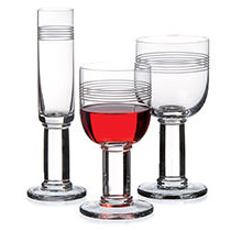 David Mellor Linear glassware