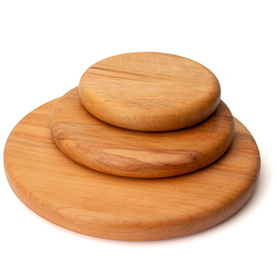 Craft wood platters and boards