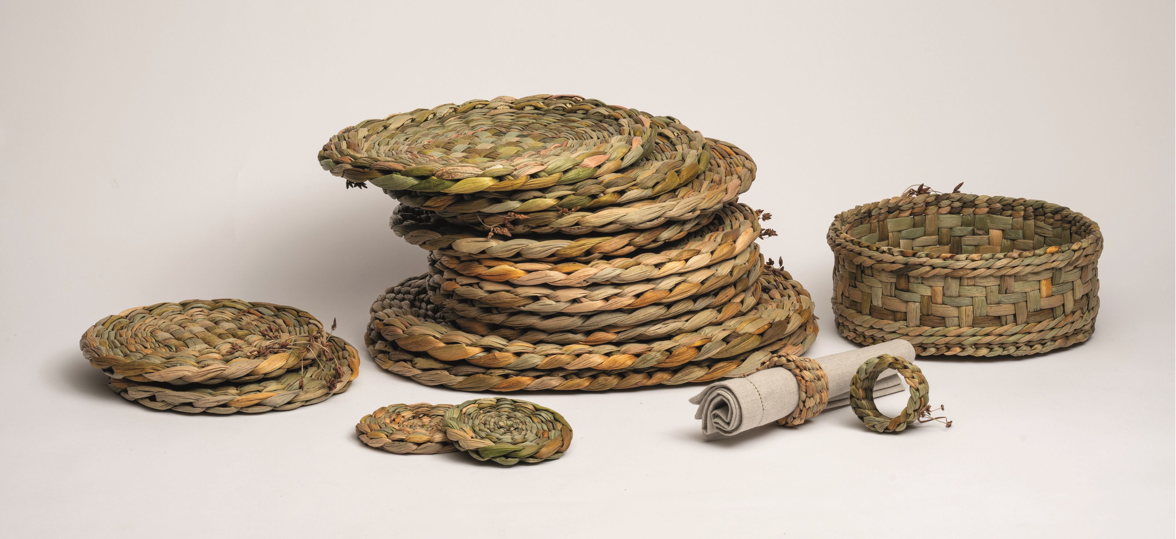 Felicity Irons rush items on a grey background.