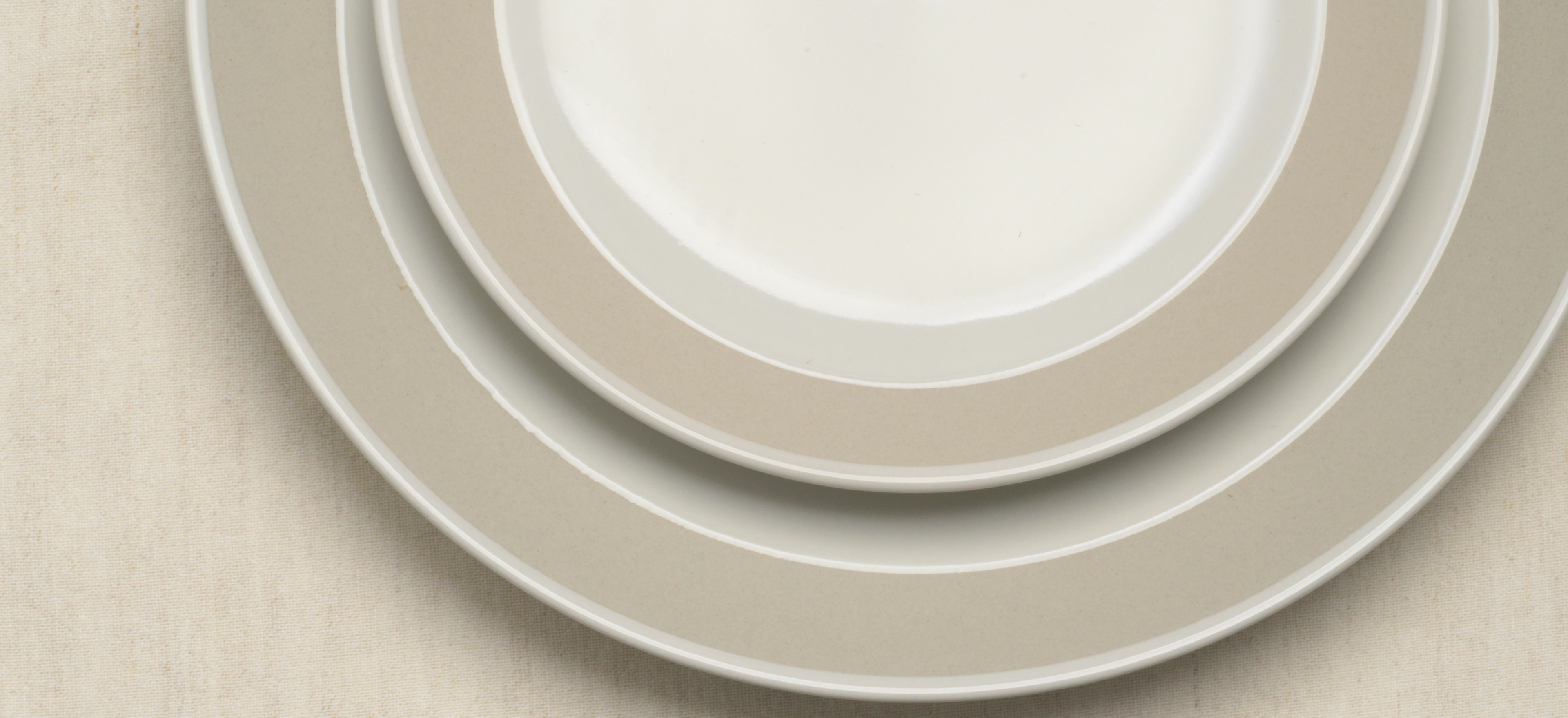David Mellor stoneware plates.