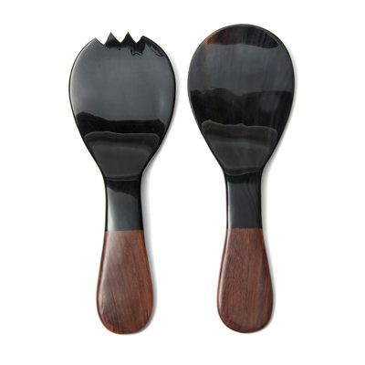 Horn salad servers