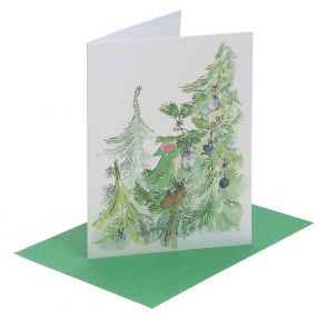 David Mellor Quentin Blake Christmas tree card