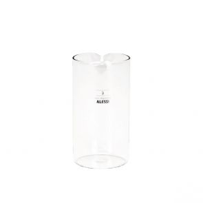 Alessi spare glass for 3 cup Aldo Rossi cafetiere
