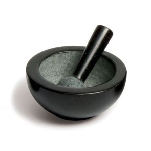 David Mellor medium black granite pestle & mortar 15cm