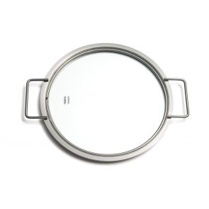 Eva Trio 2 handled glass lid 24cm