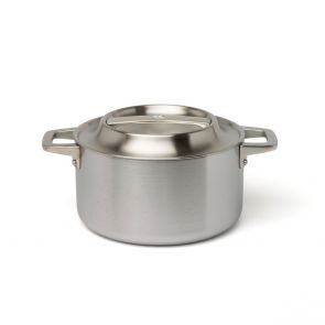 Fiskars Norden Steel casserole with lid 20cm