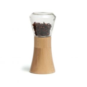 Beechwood crush-grind spice mill