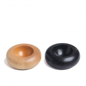 David Mellor salt/pepper beech pinch pots