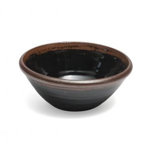 Leach Tenmoku glaze medium general purpose bowl 16.5cm