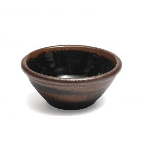 Leach Tenmoku glaze small general purpose bowl 12cm