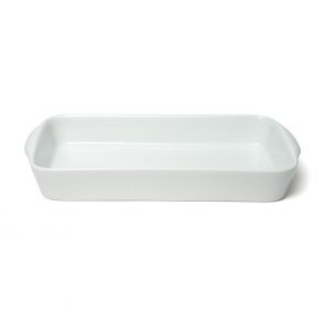 French porcelain small oblong baking/serving dish 29.5cm