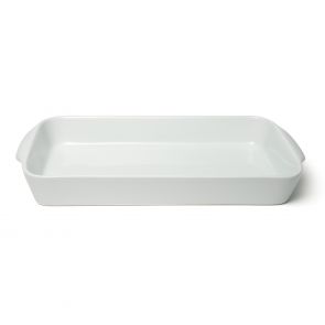 French porcelain large oblong baking/serving dish 34cm
