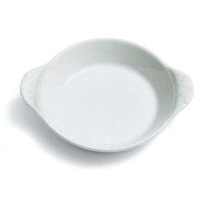 French porcelain round eared dish 16cm