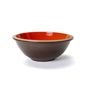 Giotto orange small salad/fruit bowl 23cm