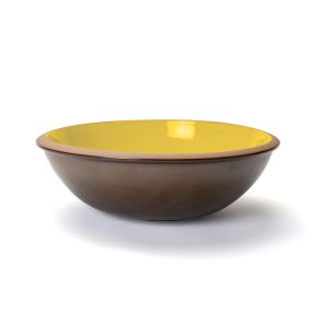 Giotto yellow large salad/fruit bowl 32cm