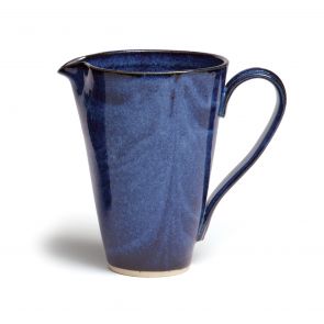 Michael Taylor speckled blue glaze medium jug 70cl