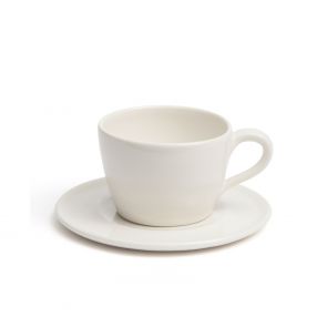 Soendergaard white coffee cup and saucer 15cl