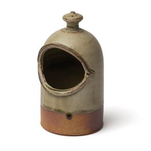 Nick Membery green glaze salt pig