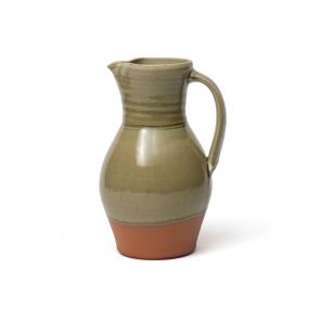 Nick Membery green glaze medium jug 1.6lt