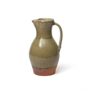Nick Membery green glaze large jug 3lt