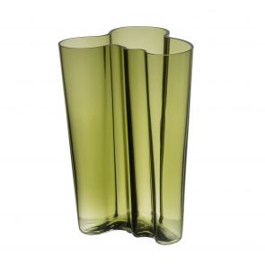 Aalto tall vase moss green 25cm