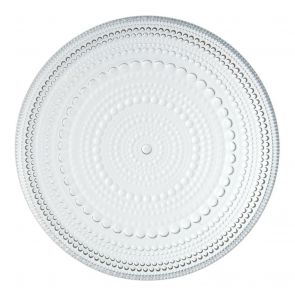Kastehelmi clear serving platter/underplate 31.5cm
