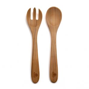 Provençal olivewood salad servers 30cm