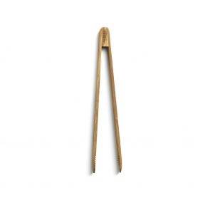 Olivewood small kitchen/toast tongs 20cm