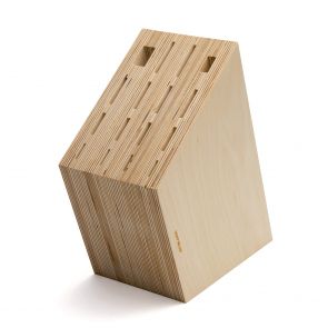 David Mellor large birch plywood knife block