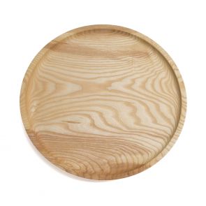 Dave Regester hand-turned ash platter 30cm