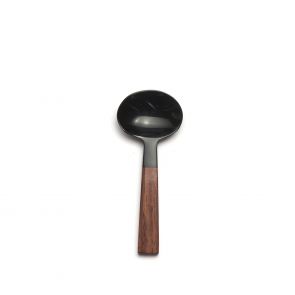 Buffalo horn oval spoon 8cm