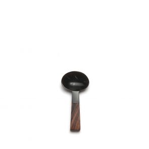 Buffalo horn oval salt scoop 6cm