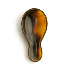 Buffalo horn flame tea caddy spoon 8.5cm