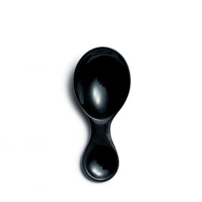 Buffalo horn black caddy spoon 7.5cm