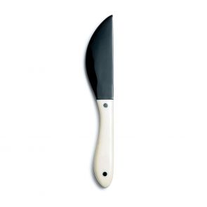 Buffalo horn/white bone butter knife 12cm