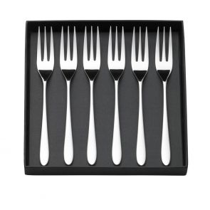 Pride silver plate cake fork, box of 6