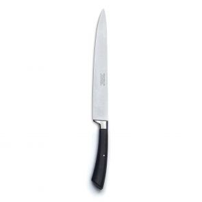 David Mellor black handle carving knife 22.5cm