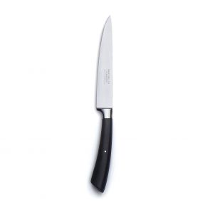David Mellor black handle cook's knife 15cm