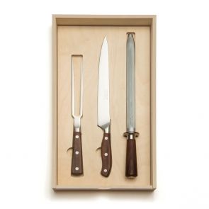 David Mellor Rosewood carving set