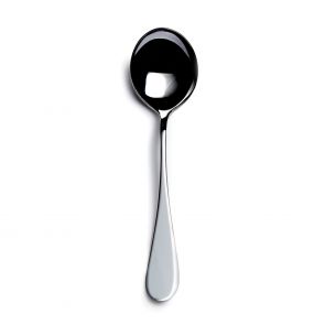 English stainless steel soup spoon