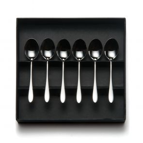 Pride stainless steel coffee spoons, box of 6
