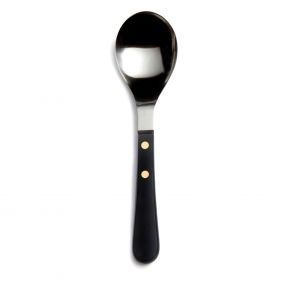 Provençal black serving spoon
