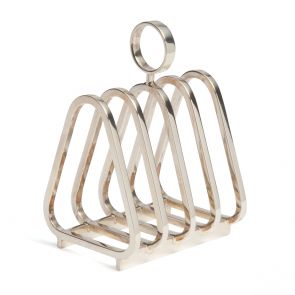 David Mellor Embassy sterling silver toast rack