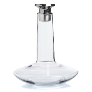 David Mellor Embassy decanter with stainless steel stopper 75cl