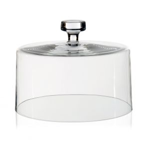David Mellor Glass cheese/cake dome 26.5cm