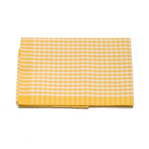 Swiss yellow check kitchen towel