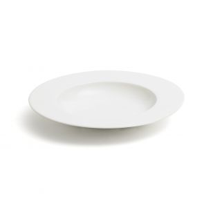 David Mellor fine bone china rimmed soup plate 24cm