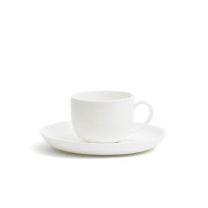 David Mellor fine bone china espresso cup and saucer 10cl