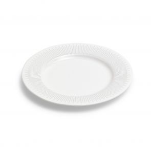 David Mellor ‘Deco’ fine bone china plate 17.5cm