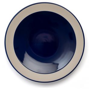 David Mellor blue stoneware serving plate/under plate 31cm 